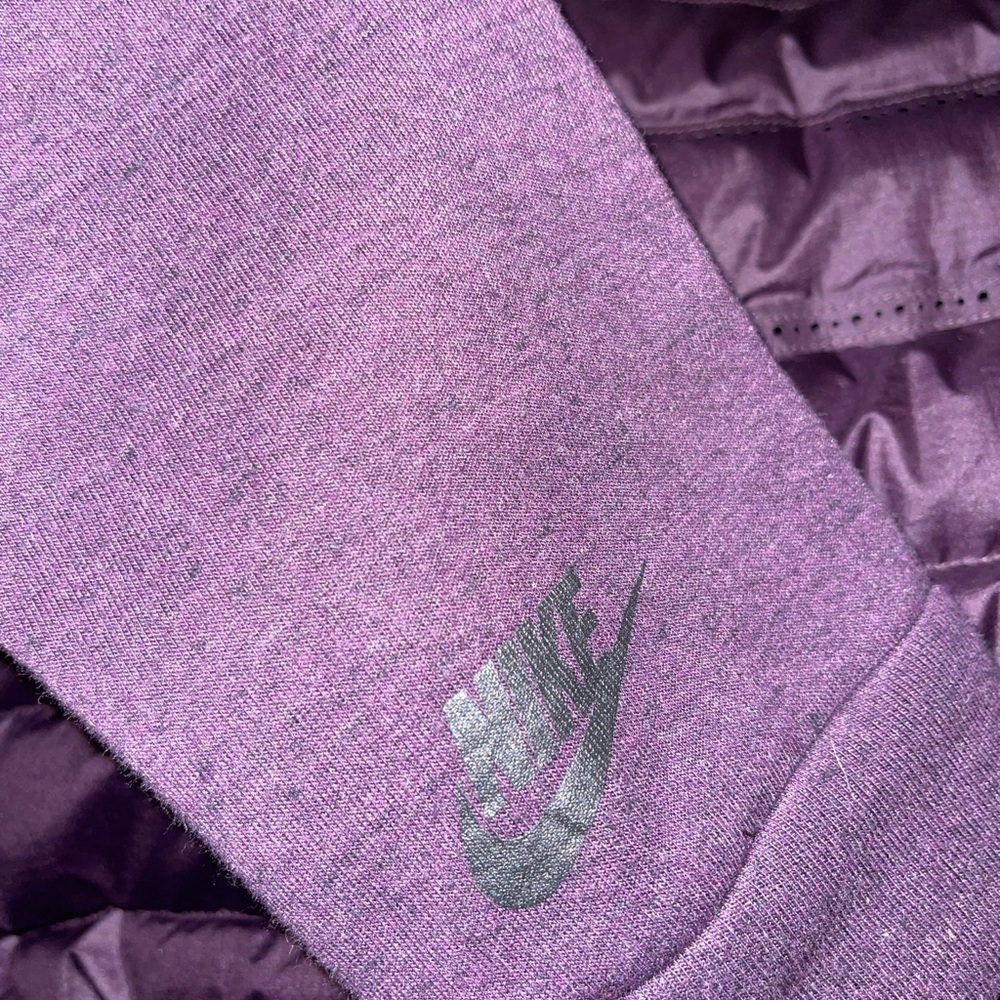 Nike Tech Fleece Aeroloft 800 Moto jacket in purple Women’s Size S  Purple NWOT - Picture 7 of 12
